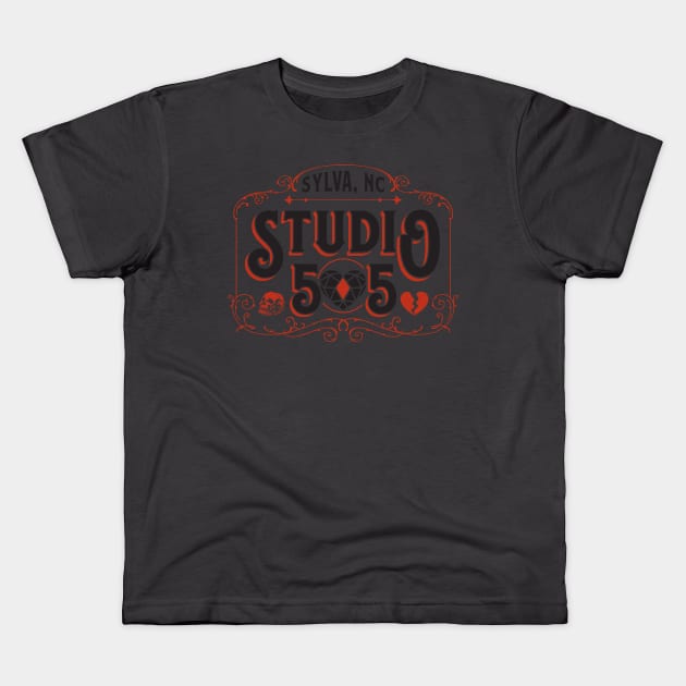 Studio 505 Heart and Skull Kids T-Shirt by Studio 505 